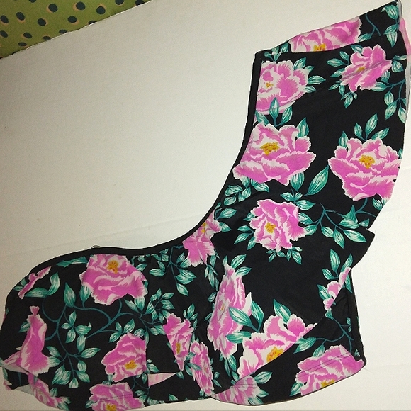 ★ Women's Plus Size Beautiful One Shoulder Ruffle Bikini Bathing Suit Top★XL - Picture 14 of 15